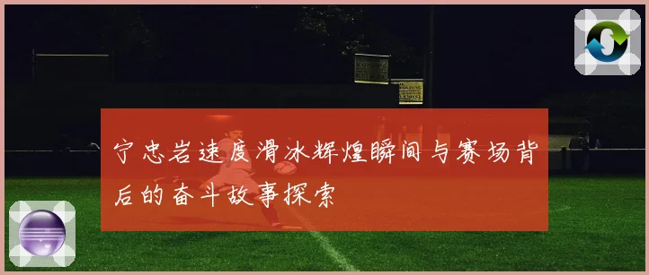 宁忠岩速度滑冰辉煌瞬间与赛场背后的奋斗故事探索